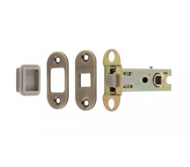 Eurospec TLM5030 Magnetic Tubular Mortice Latch - RADIUS - Antique Brass
