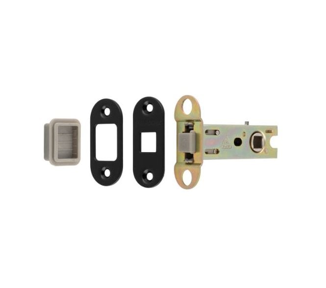 Eurospec TLM5030 Magnetic Tubular Mortice Latch - RADIUS - Matt Black