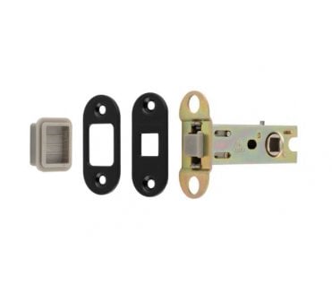 Eurospec TLM5030 Magnetic Tubular Mortice Latch - RADIUS - Matt Black