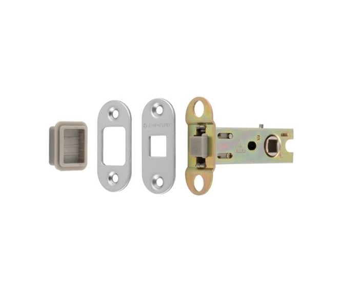 Eurospec TLM5030 Magnetic Tubular Mortice Latch - RADIUS - Polished Stainless Steel