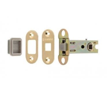 Eurospec TLM5030 Magnetic Tubular Mortice Latch - RADIUS - Satin Brass