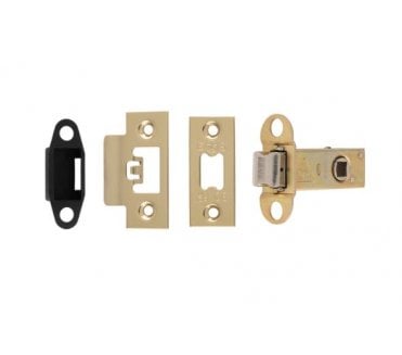 Eurospec TLS Heavy Sprung Tubular Mortice Latch - PVD Brass