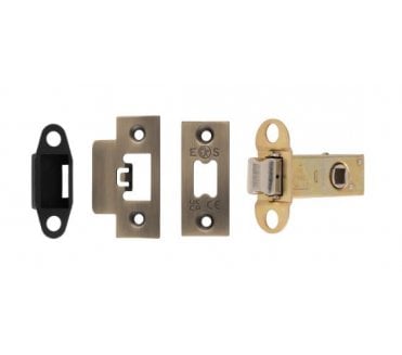 Eurospec TLS Heavy Sprung Tubular Mortice Latches - Antique Brass