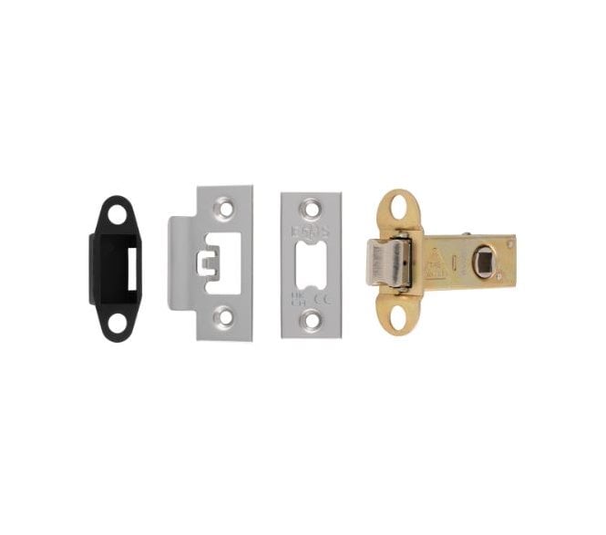 Eurospec TLS Heavy Sprung Tubular Mortice Latches - Polished Stainless Steel