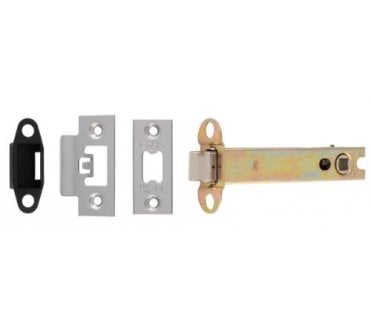 Eurospec TLS Heavy Sprung Tubular Mortice Latches - Polished Stainless Steel