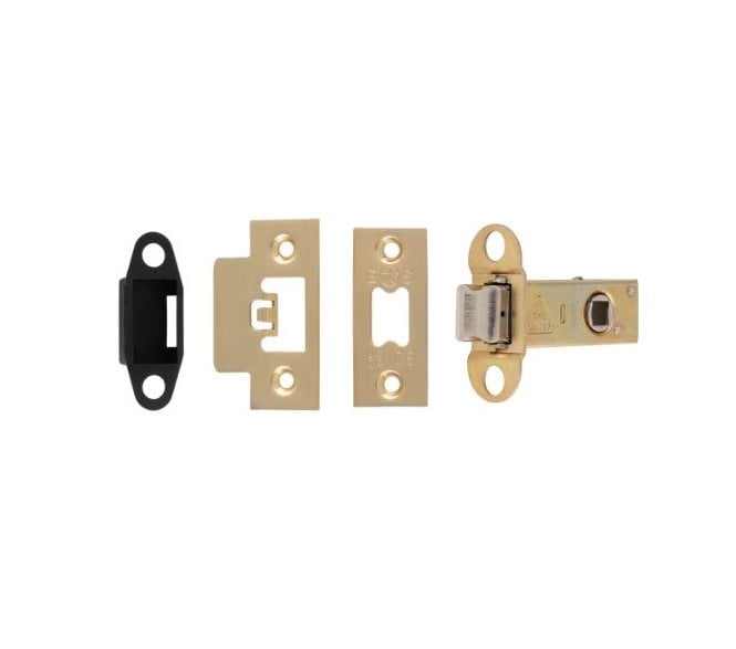 Eurospec TLS Heavy Sprung Tubular Mortice Latches - Satin Brass