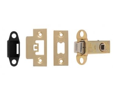 Eurospec TLS Heavy Sprung Tubular Mortice Latches - Satin Brass