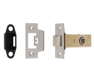 Eurospec TLS Heavy Sprung Tubular Mortice Latches - Satin Stainless Steel