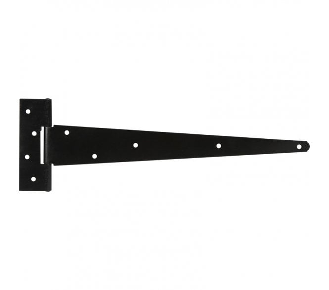 Excel Hardware 121 Tee Hinges 450mm (Pair) - Black Jappanned