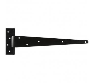 Excel Hardware 121 Tee Hinges 450mm (Pair) - Black Jappanned