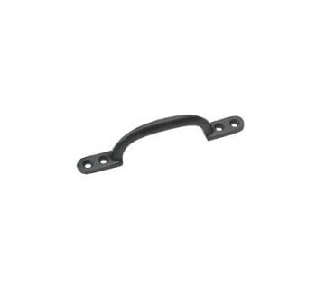 Excel Hardware 1215 Hotbed D Handle 152mm - Black Jappanned