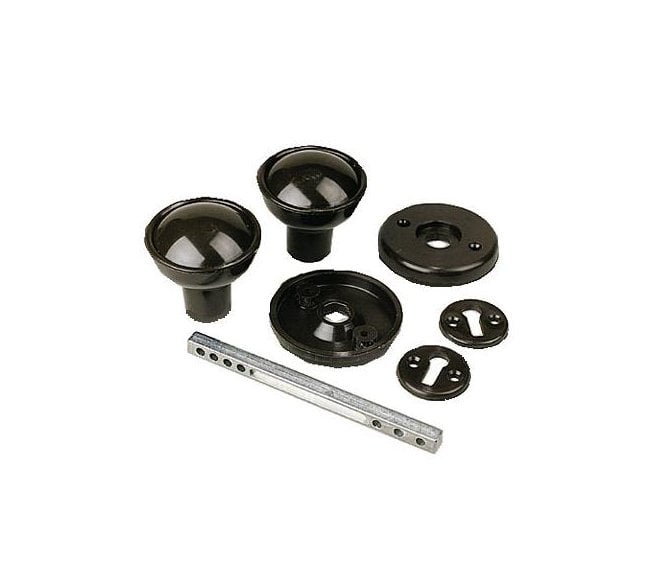 Excel Hardware 2148 Brown Plastic Rim/Mortice Knob Furniture