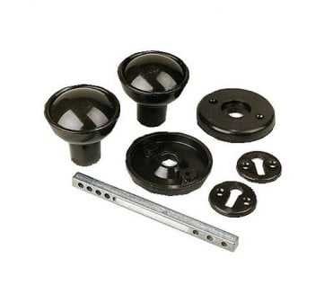 Excel Hardware 2148 Brown Plastic Rim/Mortice Knob Furniture