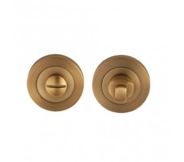 Excel Hardware 3547 Bathroom Turn & Release - Antique Brass
