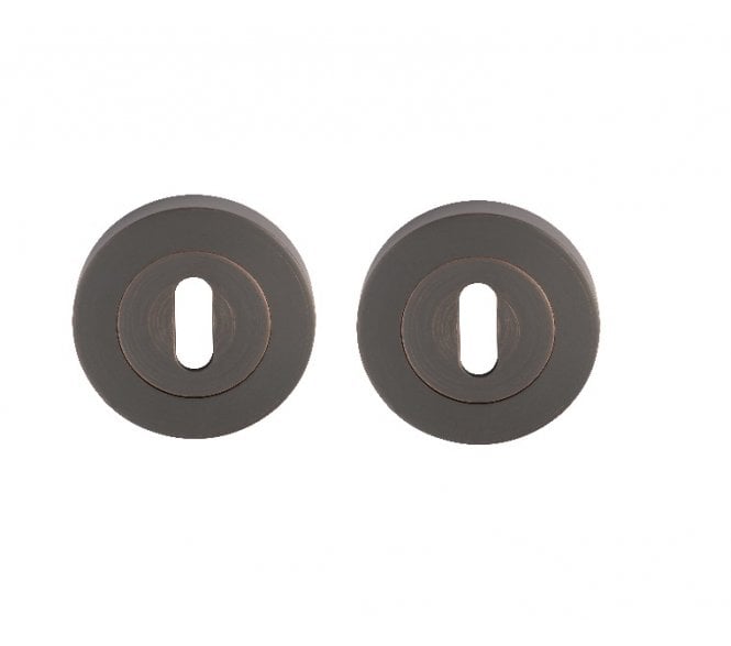 Excel Hardware 3581 Keyhole Escutcheons (Pair) - Oil Rubbed Bronze
