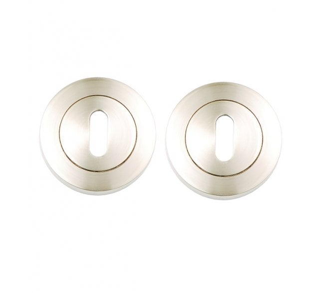 Excel Hardware 3611 Keyhole Escutcheons (Pair)  - Satin Nickel