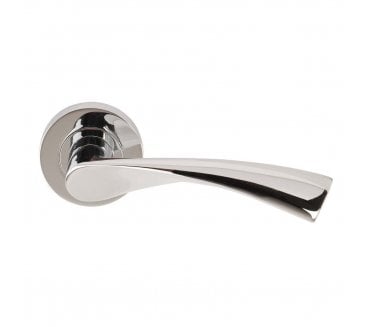 Excel Hardware 3645 Flex Door Handle On Rose - Polished Chrome