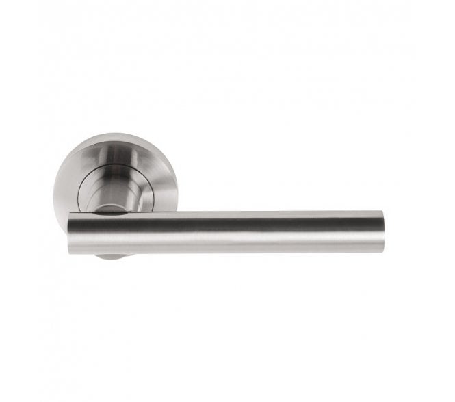 Excel Hardware 3689 Sultan Door Handle On Rose - Satin Chrome