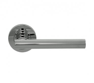 Excel Hardware 3690 Sultan Door Handle On Rose - Polished Chrome