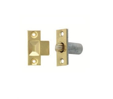Excel Hardware Adjustable Mortice Roller Catch - Brassed