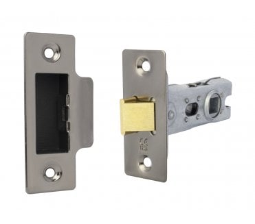 Excel Hardware Bolt Through Tubular Mortice Latch 63mm - Black Nickel