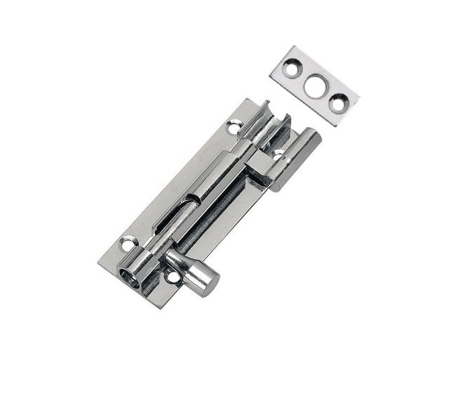 Excel Hardware Cranked Barrel Bolts- Polished Chrome