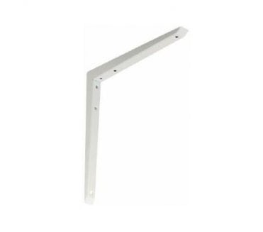 Excel Hardware Mitred Shelf Bracket White 200x200mm