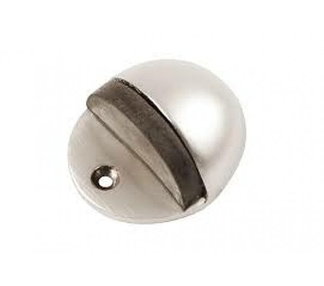 Excel Hardware Oval Floor Mounted Door Stop - Satin Chrome
