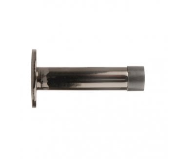 Excel Hardware Skirting Mounted Doorstop 63mm -  Black Nickel