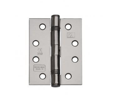 Excel Hardware XL869 102x76mm Ball Bearing Butt Hinges (Pair) - Black Nickel