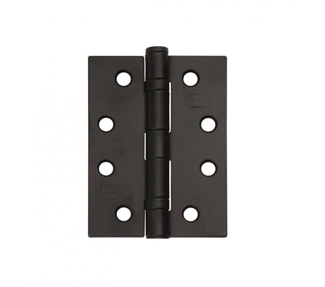 Excel Hardware XL869 102x76mm Ball Bearing Butt Hinges (Pair) - Black