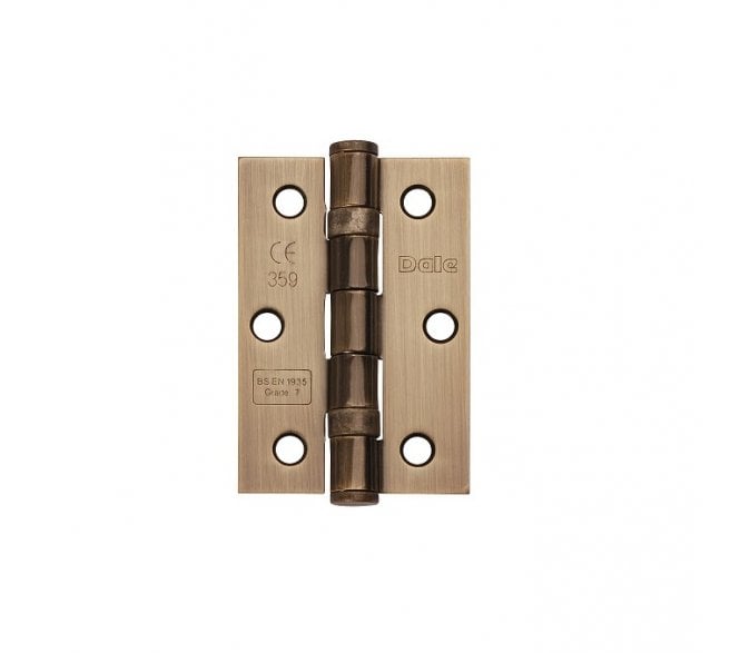 Excel Hardware XL965ANB 76x51mm Ball Bearing Butt Hinges (Pair) - Bronze