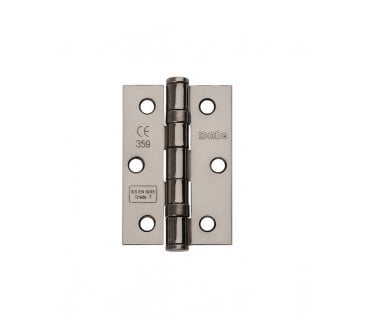 Excel Hardware XL965BLNK 76x51mm Ball Bearing Butt Hinges (Pair) - Black Nickel