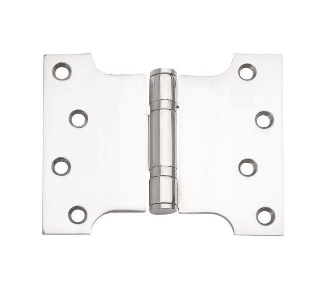 Excel XL971 Ball Bearing Parliament Hinges - 102x127mm (Pair) - Polished Stainless Steel