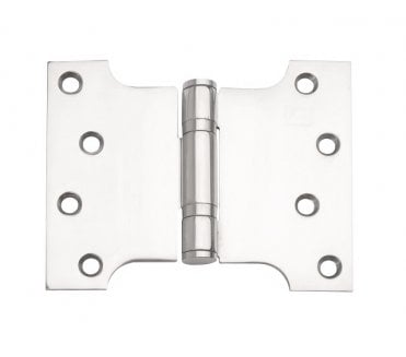 Excel XL971 Ball Bearing Parliament Hinges - 102x127mm (Pair) - Polished Stainless Steel