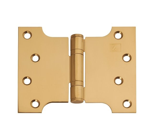 Excel XL972 Ball Bearing Parliament Hinges - 102x127mm (Pair) - PVD Brass