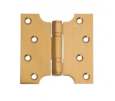 Excel XL976 Ball Bearing Parliament Hinges - 102x102mm (Pair) - PVD Brass