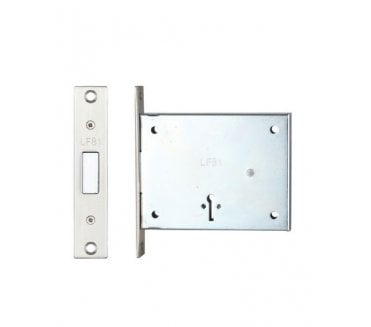 FB1 Fire Brigade Mortice Deadlock - Satin Stainless Steel