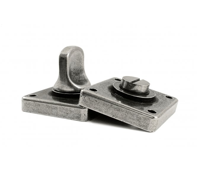 Finesse Design FD066 Square Bathroom Turn & Release - Pewter