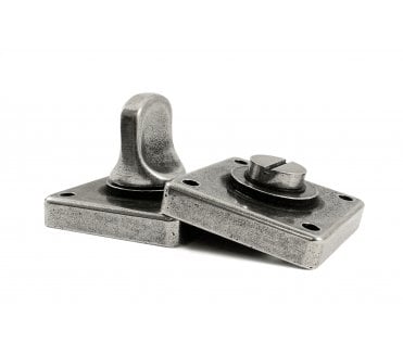 Finesse Design FD066 Square Bathroom Turn & Release - Pewter