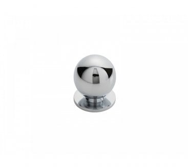 Fingertip Design Ball Cabinet Knob 30mm - Polished Chrome