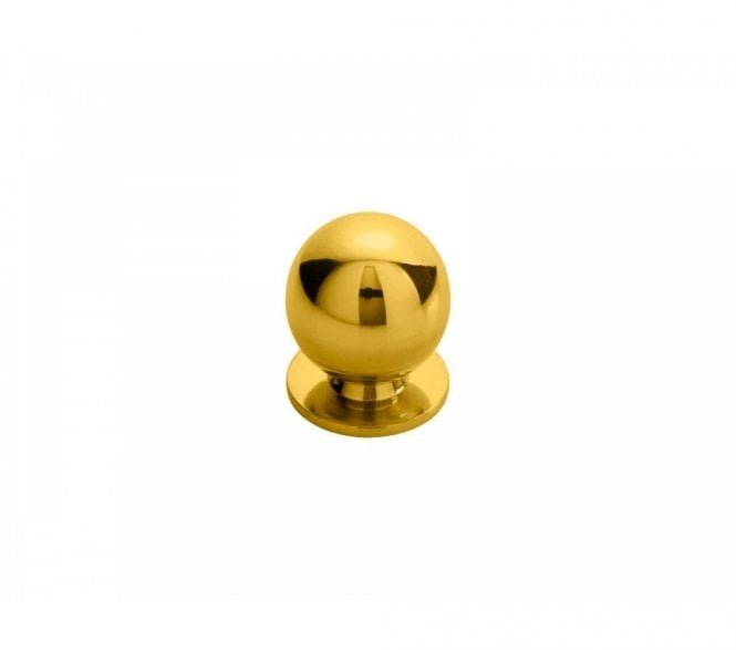 Fingertip Design CH6 Ball Cabinet Knob 30mm - Polished Brass
