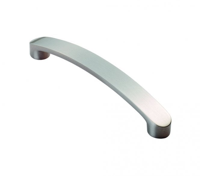Fingertip Design FTD2035 Radius End Flat Bow Cabinet Pulls - Satin Nickel