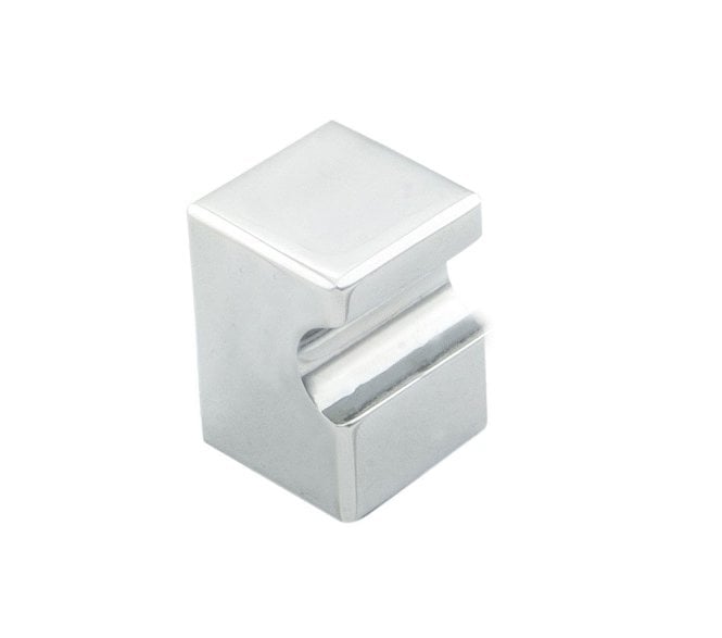 Fingertip Design FTD2525 Square Cabinet Knob - Polished Chrome - 18mm