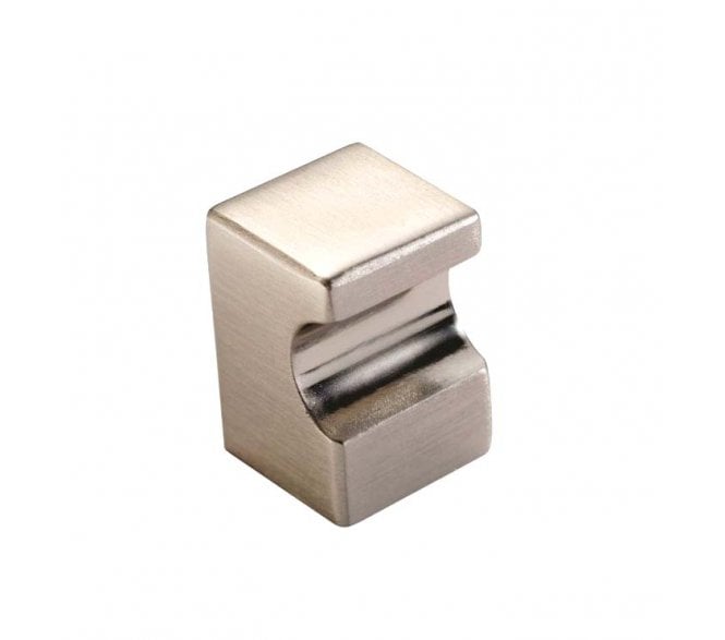 Fingertip Design FTD2525 Square Cabinet Knob - Satin Nickel - 22mm