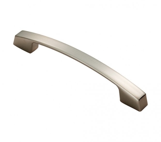 Fingertip Design FTD3165 Bridge Cabinet Handles - Satin Nickel