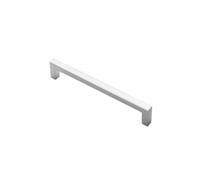 Fingertip Design FTD401 Slimline Square Bar Cabinet Pull Handles - Polished Chrome