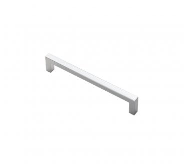 Fingertip Design FTD401 Slimline Square Bar Cabinet Pull Handles - Polished Chrome