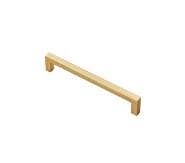 Fingertip Design FTD401 Slimline Square Bar Cabinet Pull Handles - Satin Brass