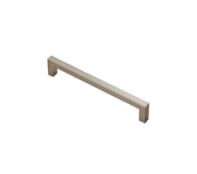 Fingertip Design FTD401 Slimline Square Bar Cabinet Pull Handles - Satin Nickel